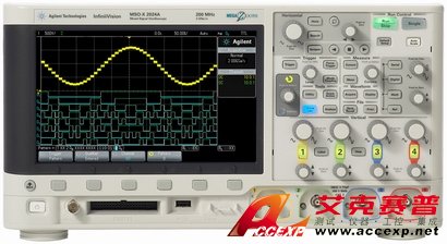 Agilent DSOX2024A示波器(200MHz、4通道)