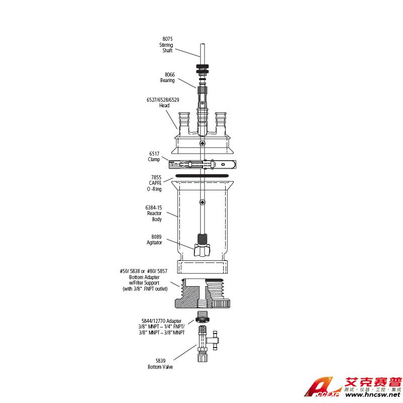 JULABO優(yōu)萊博 3000ml 單層過濾釜，CRS6384-133