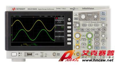 keysight是德 EDUX1002G 示波器：50 MHz，2 個模擬通道