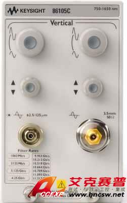 keysight是德 86105C 9 GHz 光 / 20 GHz 電采樣模塊，750 至 165