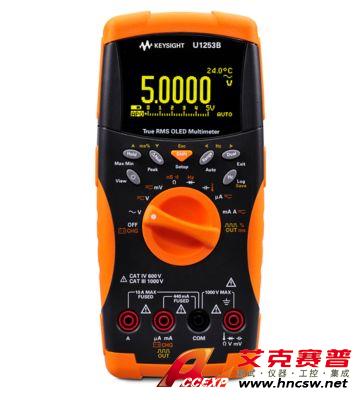keysight是德 U1253B 手持式數(shù)字萬用表，4位半，OLED 顯示屏