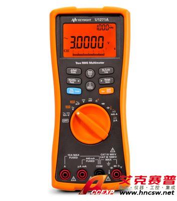 keysight是德 U1271A 手持式數(shù)字萬用表，4位半，IP54
